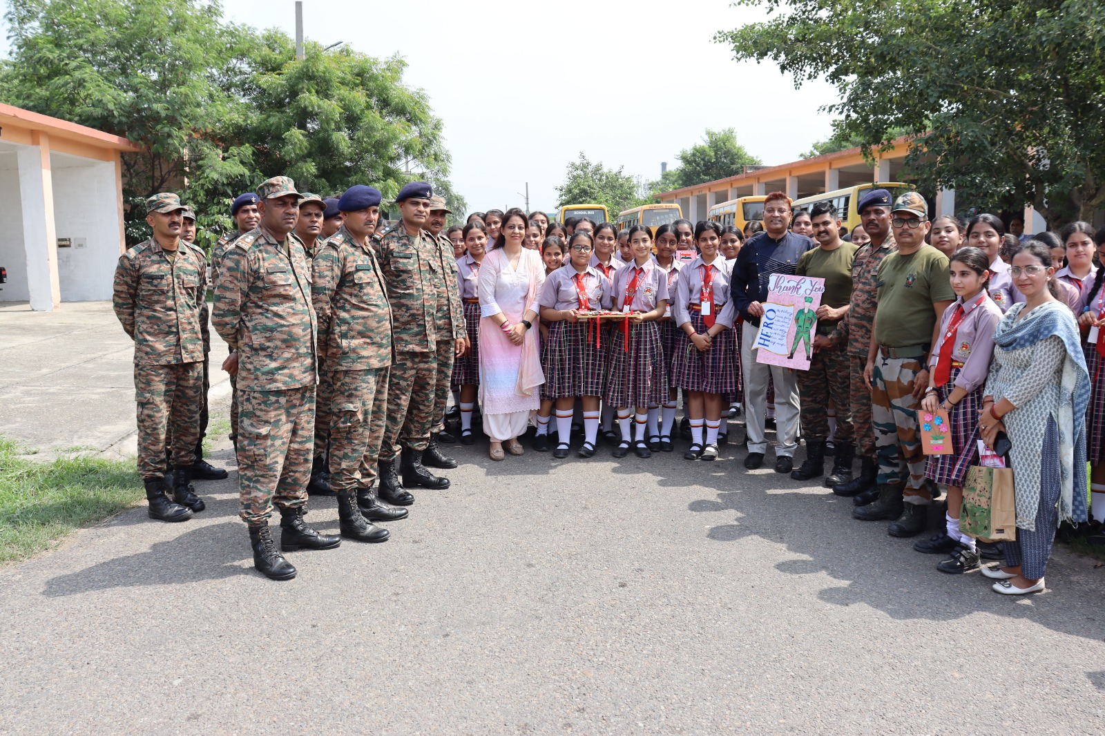 Visit to Military Camp